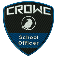 CROWE School Officer Patch Emboidered2